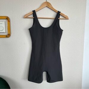 Girlfriend Collective Charcoal Bodysuit
